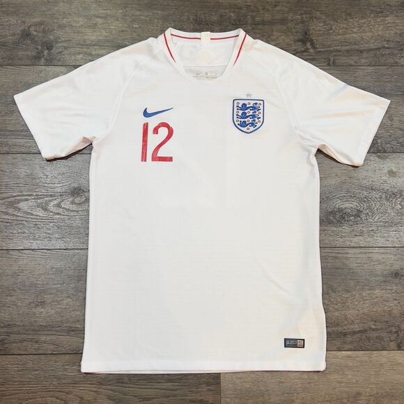 Nike 2018 England White Home Football Soccer Jersey Shirt #12 Trippier - Mens XL